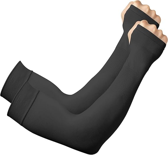 Fuelbyte UV Protection Hand Gloves for Sun Protection - Arm Sleeves for Men & Women, Perfect for Bike Riding, Summer, and Outdoor Sports - Full Hand Gloves, Sun Gloves, Cooling Sleeves