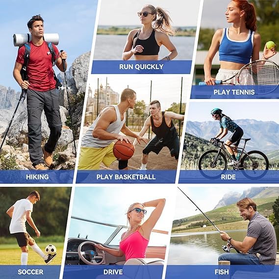 Fuelbyte UV Protection Hand Gloves for Sun Protection - Arm Sleeves for Men & Women, Perfect for Bike Riding, Summer, and Outdoor Sports - Full Hand Gloves, Sun Gloves, Cooling Sleeves