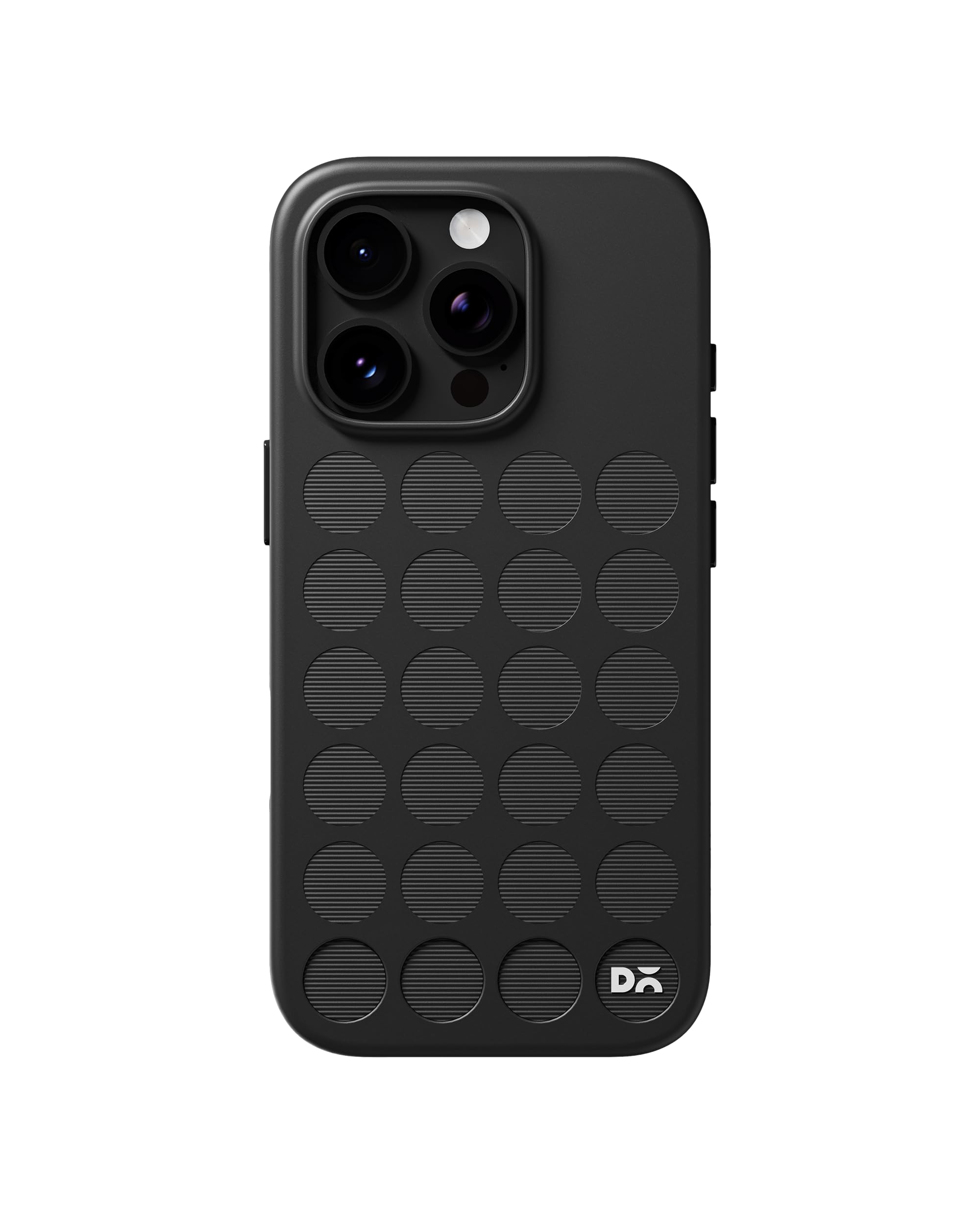 DailyObjects iPhone 16 Stack Signature Magnetic Case Cover | Compatible with Magsafe | Camera & Body Protection | Shock/Scratch Proof| Dual Hybrid Protection | Wireless Charging - Indigo Blue