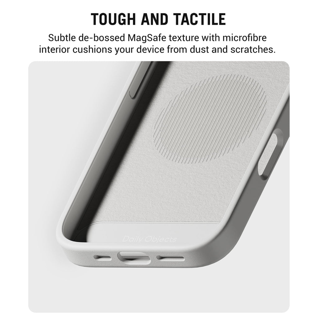 DailyObjects iPhone 16 Stack Signature Magnetic Case Cover | Compatible with Magsafe | Camera & Body Protection | Shock/Scratch Proof| Dual Hybrid Protection | Wireless Charging - Indigo Blue