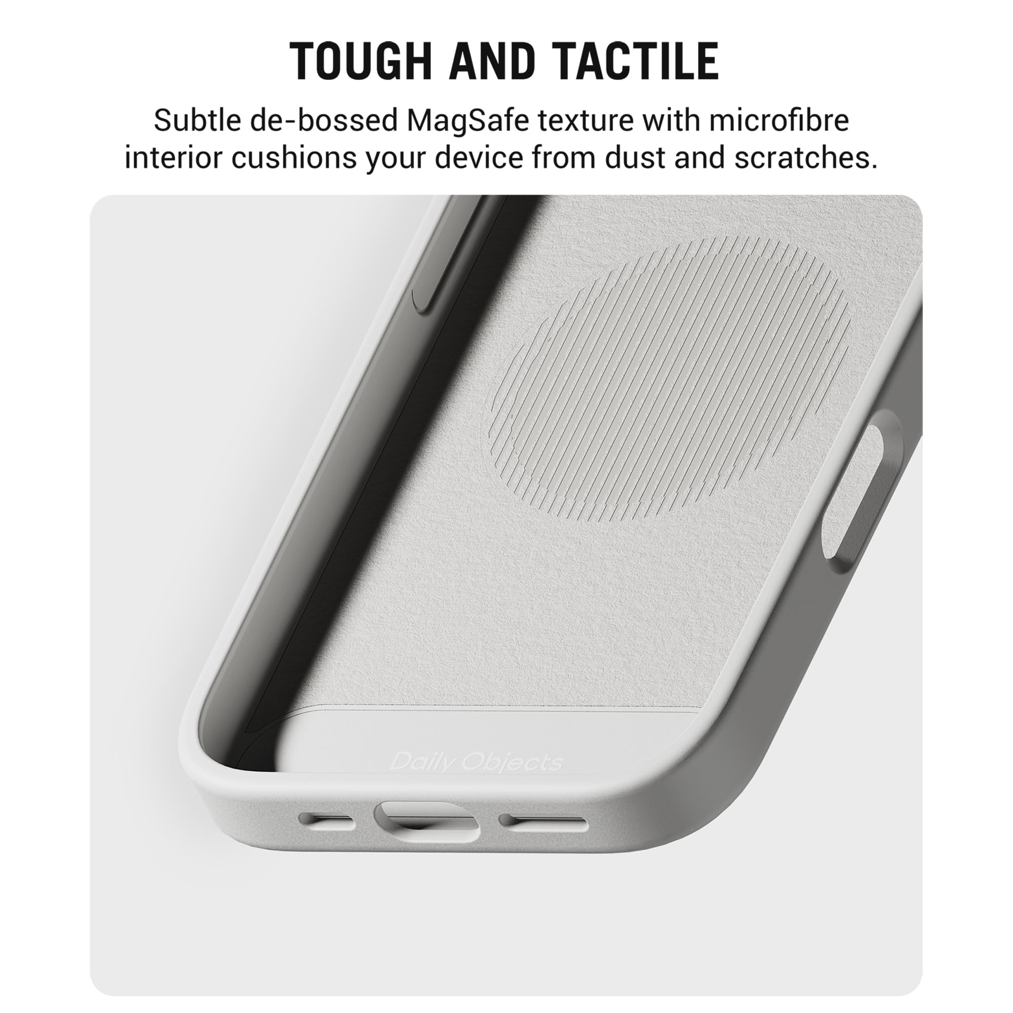 DailyObjects iPhone 16 Stack Signature Magnetic Case Cover | Compatible with Magsafe | Camera & Body Protection | Shock/Scratch Proof| Dual Hybrid Protection | Wireless Charging - Indigo Blue