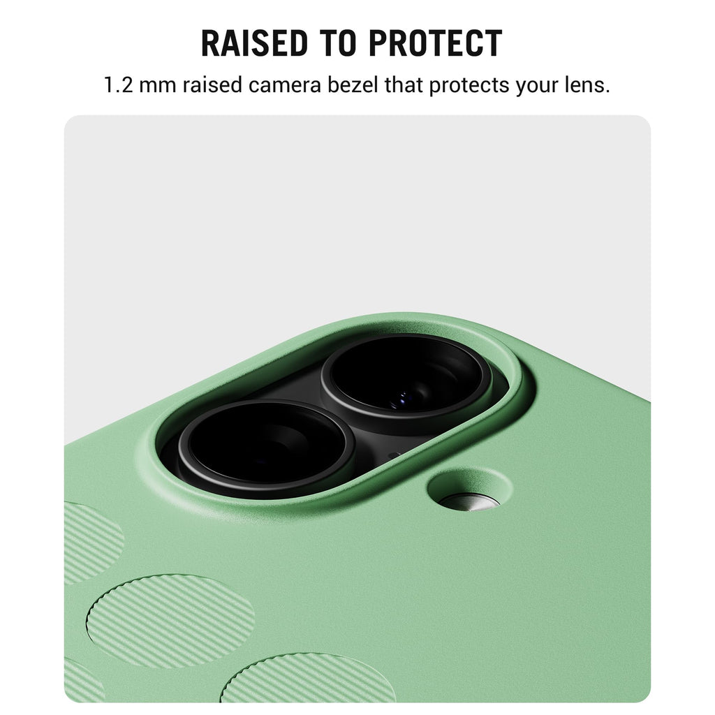 DailyObjects iPhone 16 Stack Signature Magnetic Case Cover | Compatible with Magsafe | Camera & Body Protection | Shock/Scratch Proof| Dual Hybrid Protection | Wireless Charging - Indigo Blue